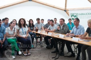 В завершение смены волонтеры проекта «Экодемия»