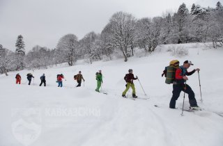 Маршрут для большой компании: почему на зимний Бзерпинский карниз Кавказского заповедника нельзя подниматься в одиночку?